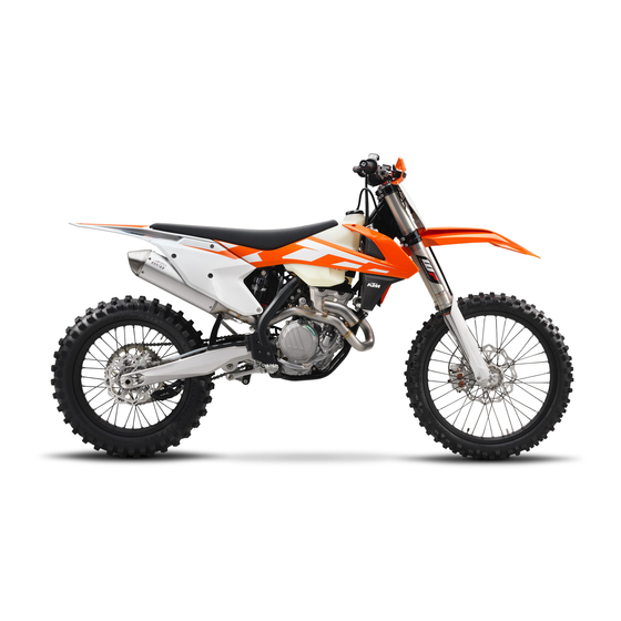 KTM 350 XC-F OWNER'S MANUAL Pdf Download | ManualsLib