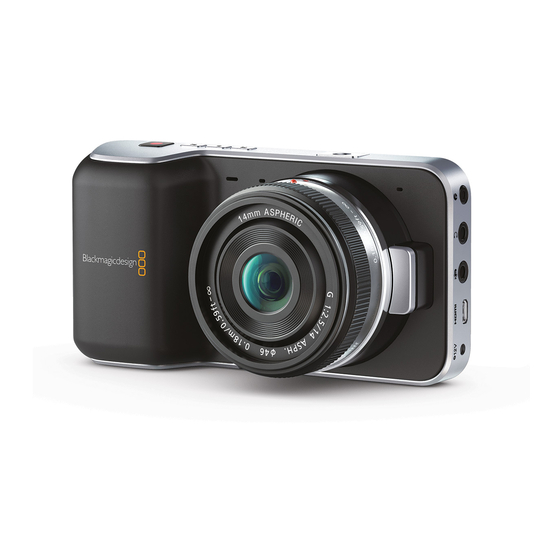 BLACKMAGICDESIGN BLACKMAGIC CAMERAS OPERATION MANUAL Pdf Download