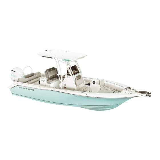 KEY WEST BOATS 239FS QUICK MANUAL AND SCHEMATICS Pdf Download ManualsLib