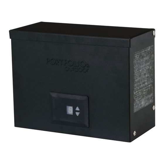 Portfolio 200 Watt Landscape Lighting Transformer Manual Shelly Lighting