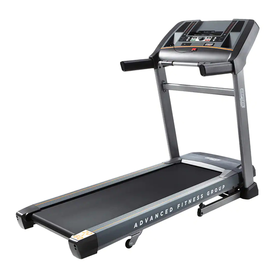 Afg sport 2.5 hp treadmill manual sale