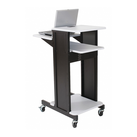 Balt Presentation Cart Assembly Instructions Manual