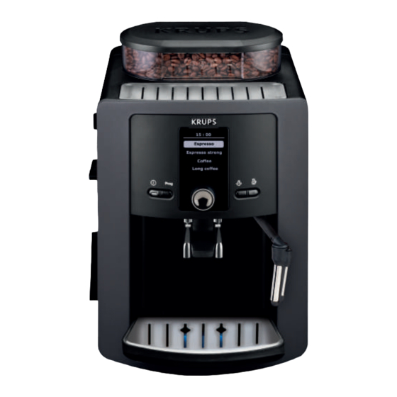Krups Espresseria Automatic EA80 Series Manual
