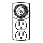 Zoo Med AQUASUN DUAL TIMER Instructions