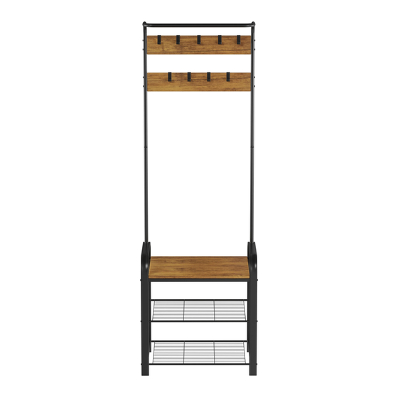 Lavish Home Collection 80-ENTRYF-6 Assembly Instructions Manual