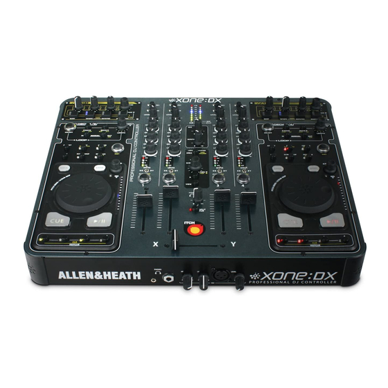 ALLEN & HEATH Xone DX Service Manual