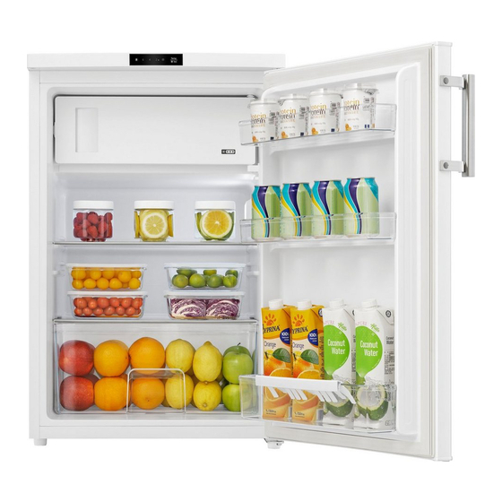 Hanseatic HKS8555GDW Refrigerator Freezer Manuals