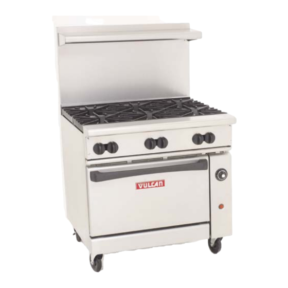 ITW Food Equipment Group VULCAN ENDURANCE Series Installation & Operation Manual