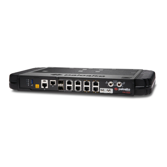 PaloAlto Networks PA-455 Quick Start Manual