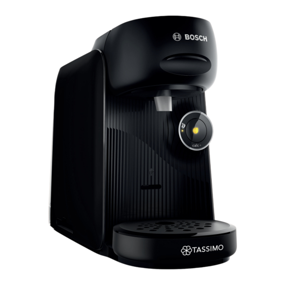 Bosch Tassimo finesse friendly TAS16 GB/CH Series Information For Use