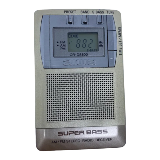 Aiwa CR-DS800 Servise Manual
