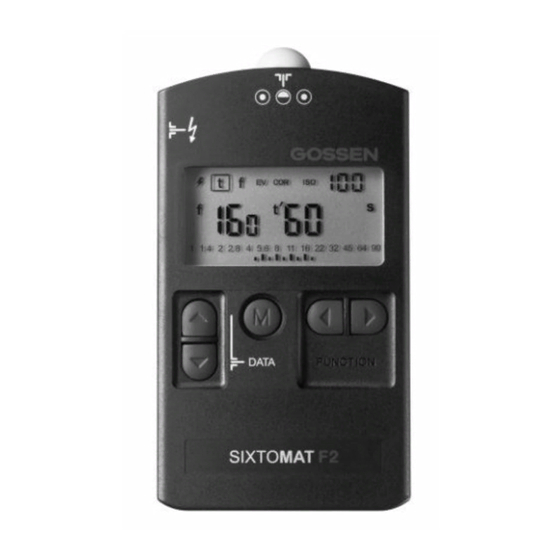 Image of Incident metering Gossen Metrawatt MetraHit Ultra light meter