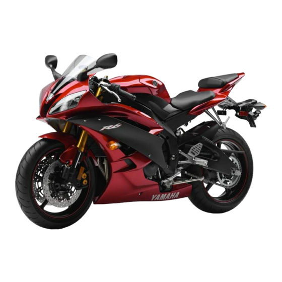 Yamaha YZF-R6 Owner's Manual