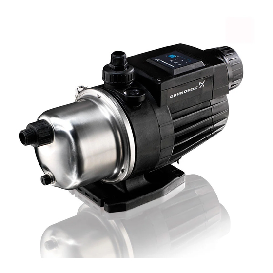 GRUNDFOS MQ 325 INSTALLATION AND OPERATING INSTRUCTIONS MANUAL Pdf