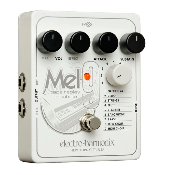 ELECTROHARMONIX MEL9 USER MANUAL Pdf Download ManualsLib