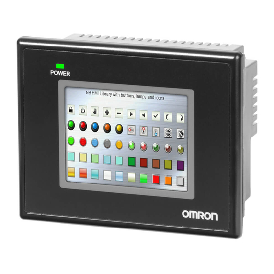 Omron NB3Q-TW00B Startup Manual Manual