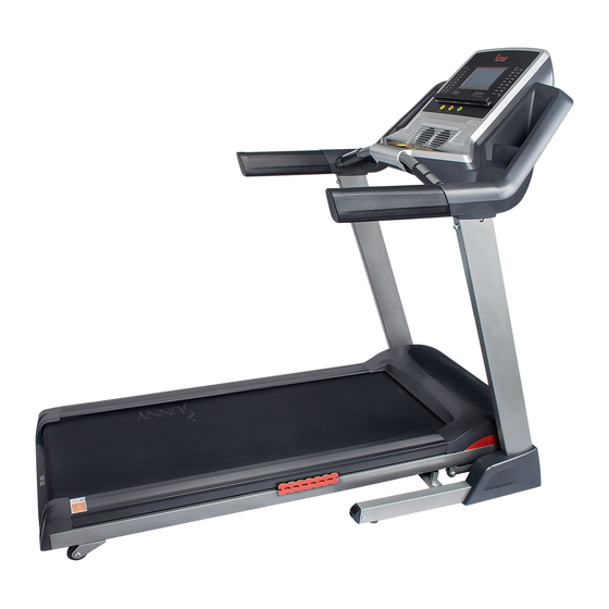 Sunny Health & Fitness SF-T7820 Treadmill Manuals