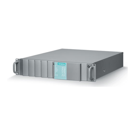 Siemens SIMATIC IPC647D Product Information