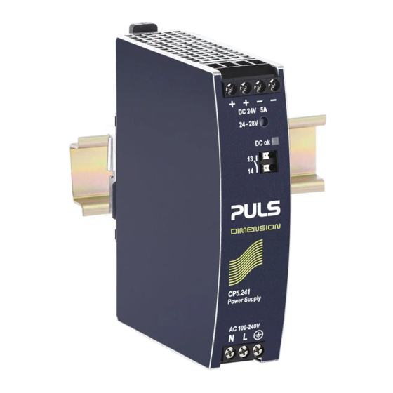Puls CP5.241-M1 Installation Manual