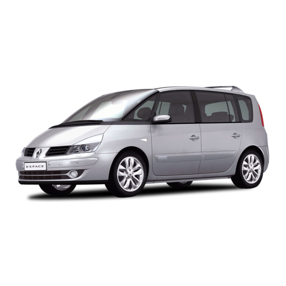 Renault ESPASE 2005 Manual