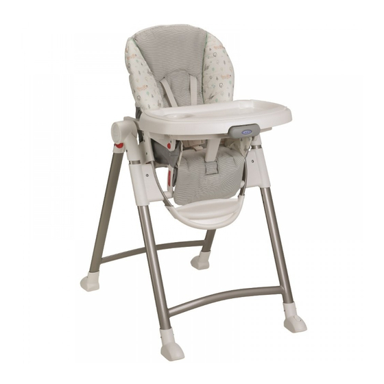 Graco 1757855 - Contempo Highchair Lowery Owner's Manual