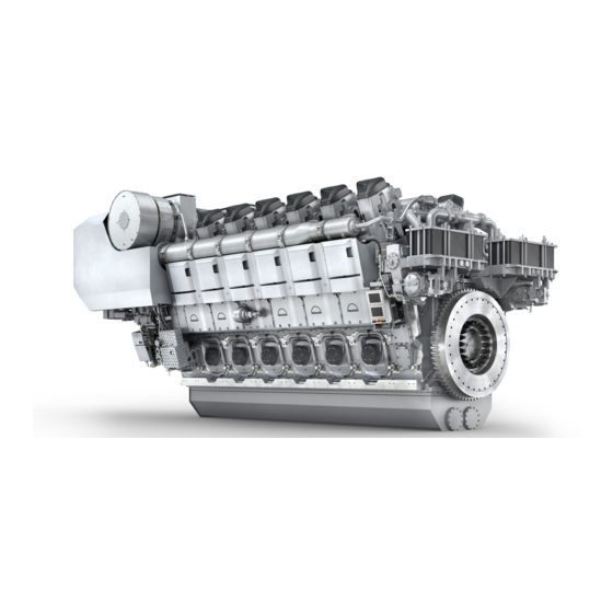 MTU 16 V 4000 M53 Operating Instructions Manual