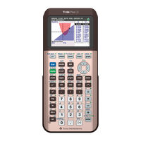 Texas instruments TI-84 Plus CE Manuals | ManualsLib