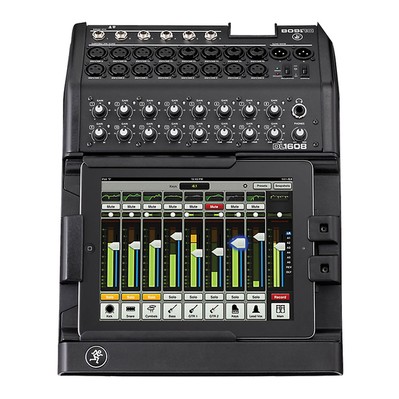 MACKIE DL1608 QUICK START QUIDE Pdf Download ManualsLib