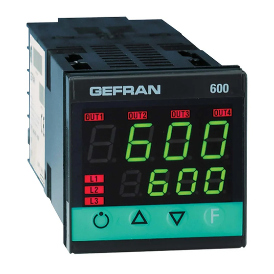 gefran 600 User Manual