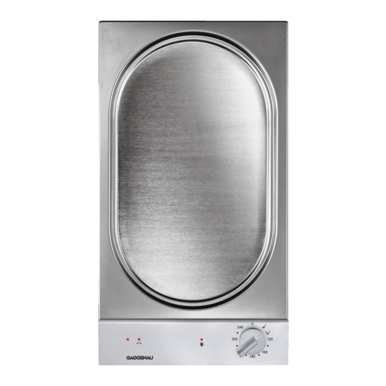 GAGGENAU VP 230 TEPPAN YAKI INSTRUCTION MANUAL Pdf Download ManualsLib