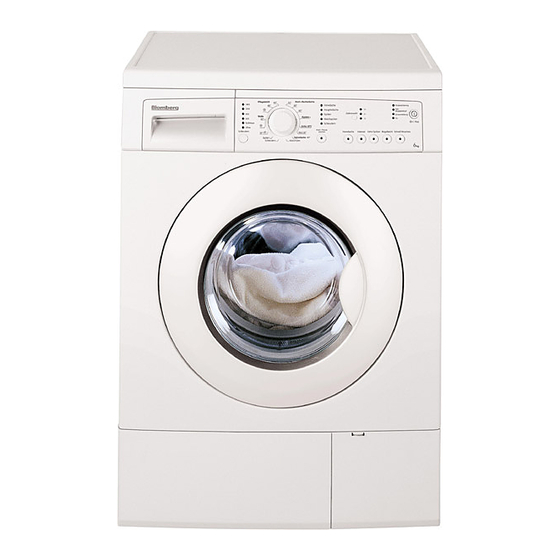 Blomberg WAF 1200 Washing Machine Manuals