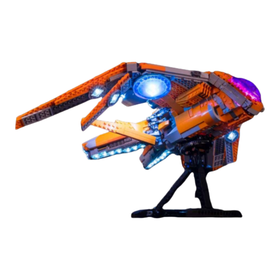 LIGHT MY BRICKS LEGO THE GUARDIANS' SHIP 76193 Installation Manual