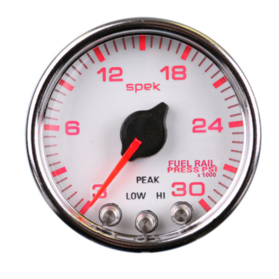 Auto Meter Spek Pro Programming Instructions Manual