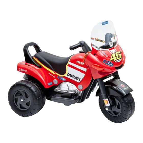 Peg-Perego DUCATI DESMOSEDICI IGED1033 Use And Care Manual