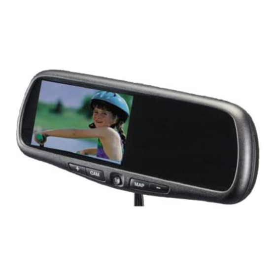 Audiovox Rearview Mirror with 4.5" Color LCD LCMR5RP Installation Manual