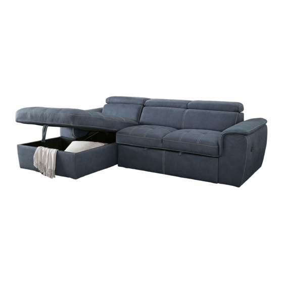 Furniture of America CM6514BL Assembly Instructions Manual