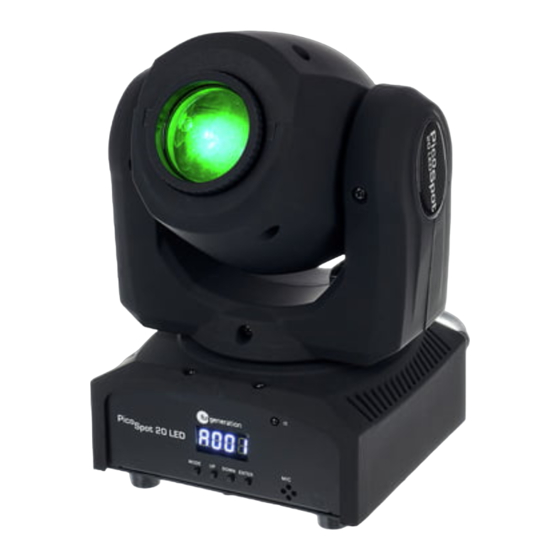 thomann fun generation PicoSpot 20 LED User Manual