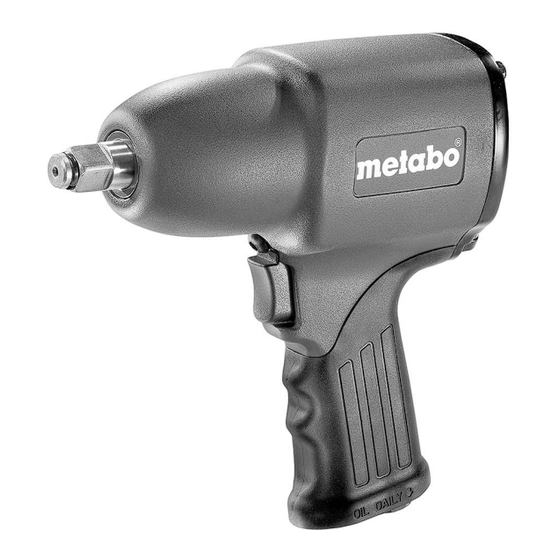 Metabo DSSW 360 Set 1/2 Original Instructions Manual