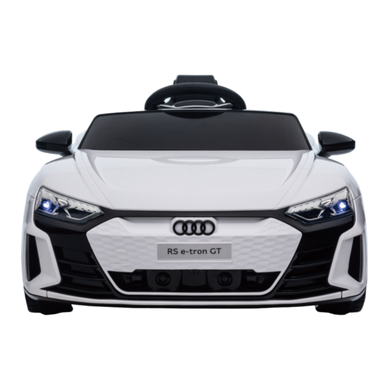 Aosom Audi RS e-tron GT Ride-on Assembly Instruction Manual