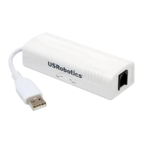 US ROBOTICS 56K USB MODEM - QUICK  REV 2.0 Manuals
