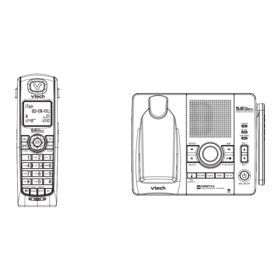 VTech i6767 - 5.8 Digital GHz Two Handset Cordless Phone System Manual De Instrucciones