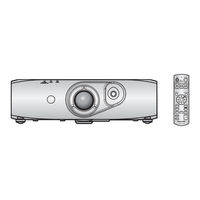 Panasonic PT-RW430EW Operating Instructions Manual