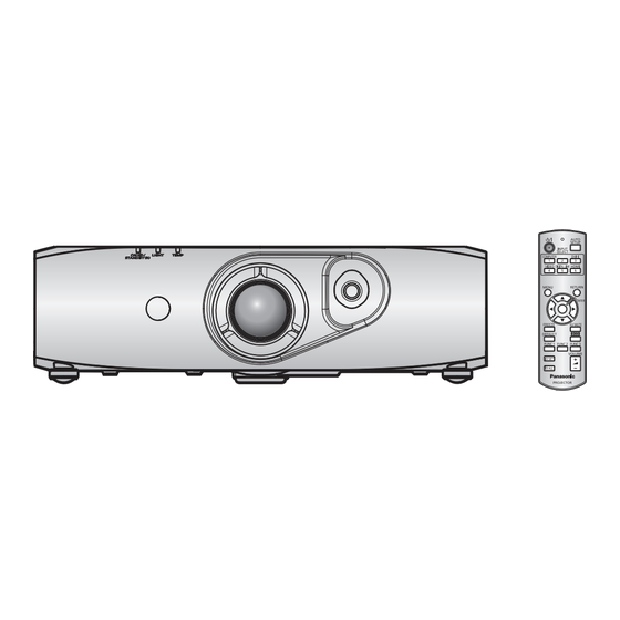 Panasonic PT-RZ470EK Operating Instructions Manual
