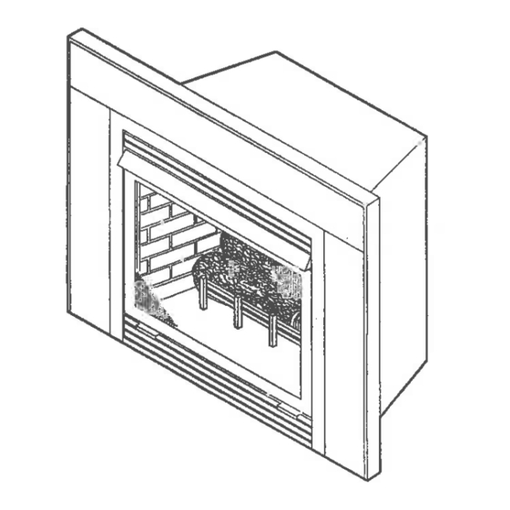 Monessen Hearth DI33NTS Installation And Operating Instructions Manual