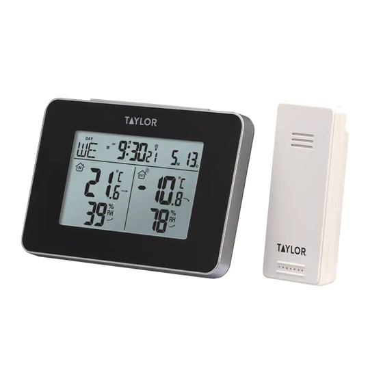 Taylor 1731 Wireless Indoor & Outdoor Weather Station with Hygrometer