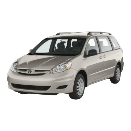 TOYOTA SIENNA 2007 OWNER'S MANUAL Pdf Download | ManualsLib