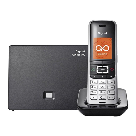 GIGASET S850A GO USER MANUAL Pdf Download ManualsLib
