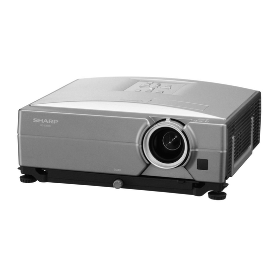 SHARP XG-C455W OPERATION MANUAL Pdf Download | ManualsLib