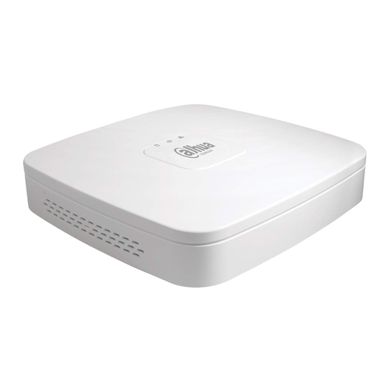 DAHUA NVR100 SERIES USER MANUAL Pdf Download ManualsLib