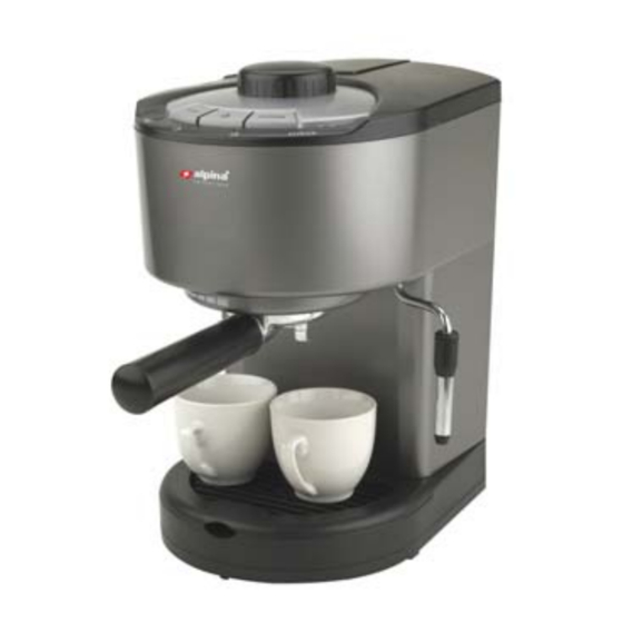 Alpina SF-2801 220 Volt 10 to 12 Cup Coffeemaker 220v 240 volts